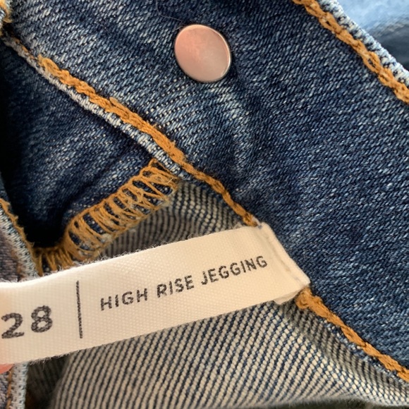 PacSun Knee Panel High Rise Jeans Jeggings, Size 28 - Picture 4 of 7